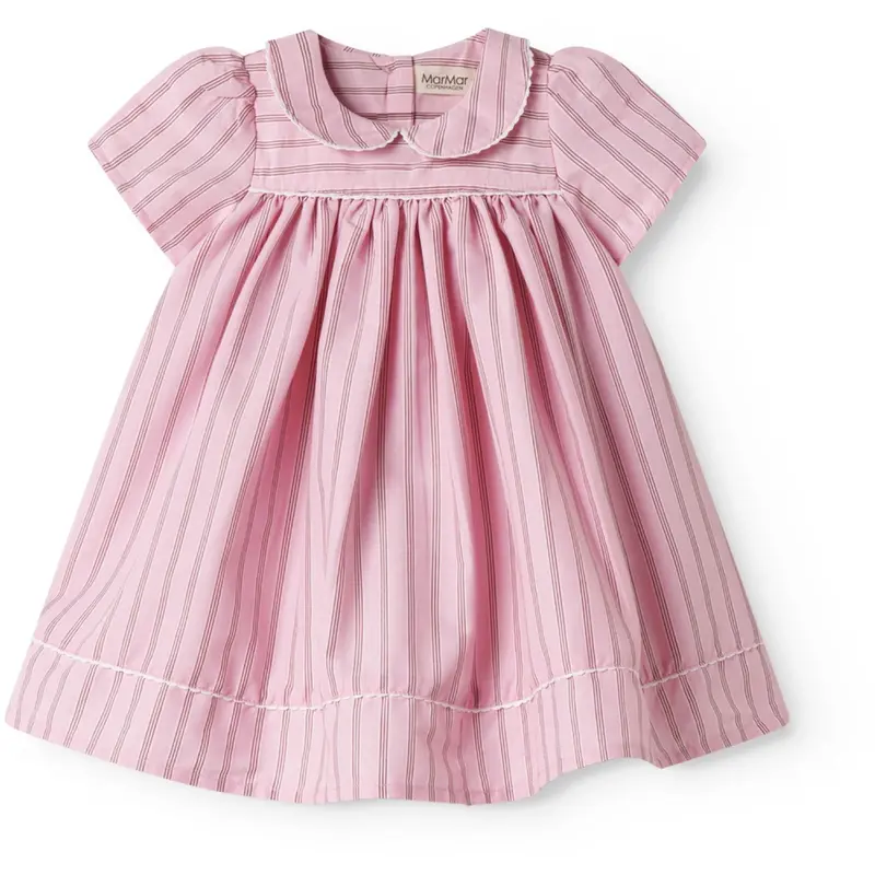 Marmar Smooth Cotton Bonbon Pink Stripes Dulla Dress 1