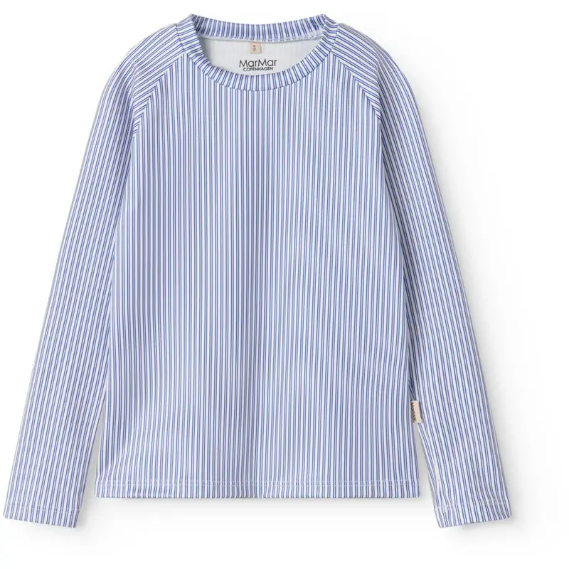 Marmar Swim Print Bolich Blue Stripe Swean Tee Swimwear 1