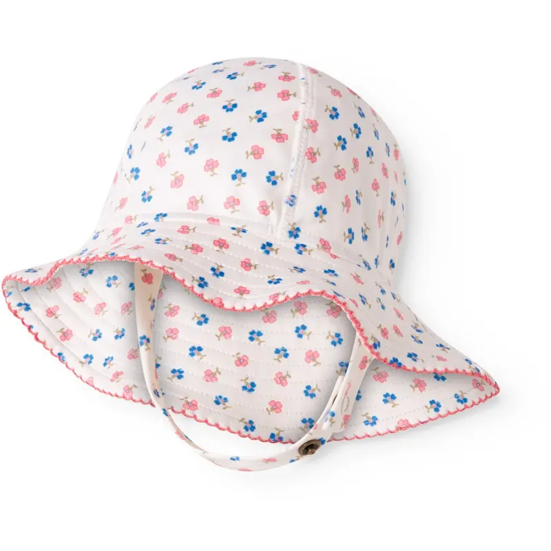 Marmar Swim Print Mini Flower Alba Splash Long Swim Hat 1