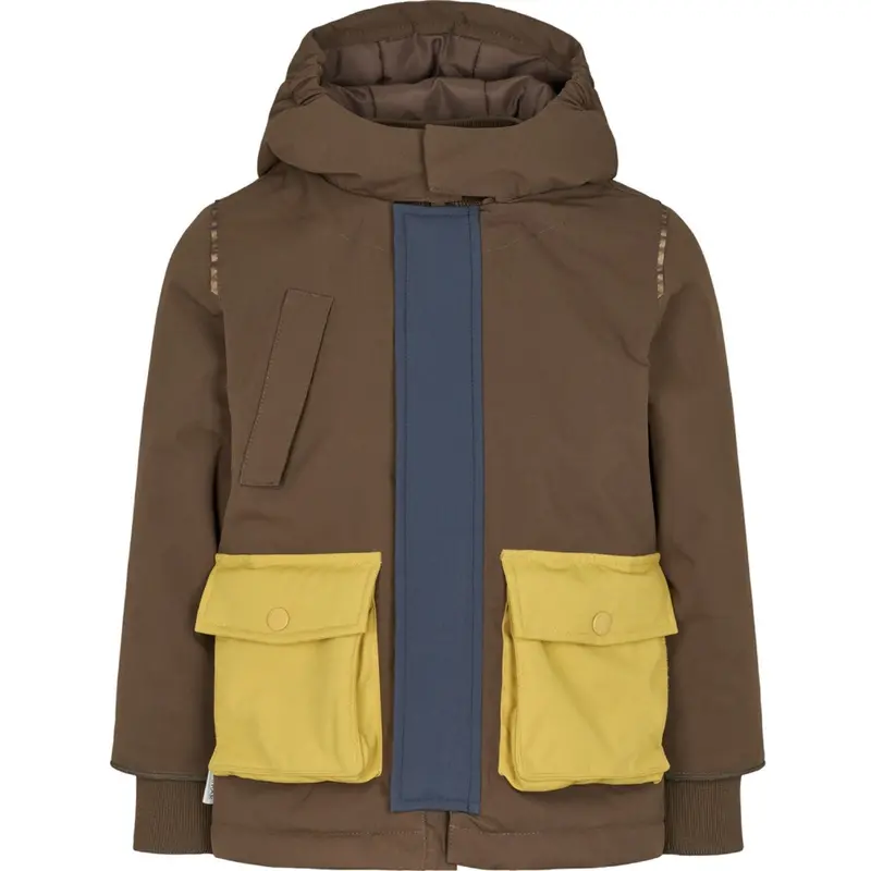 Marmar Tech. Outerwear Solid Deep Choco Block Omas Jacket 1