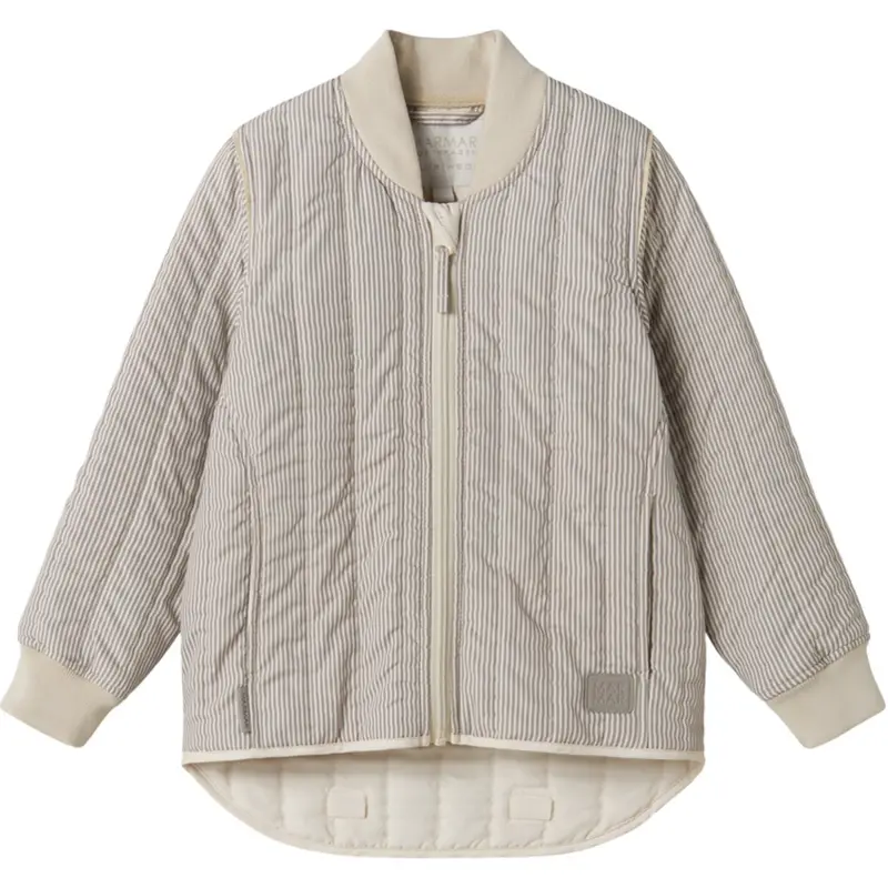 Marmar Thermo Dark Brown Stripe Orry Jacket 1