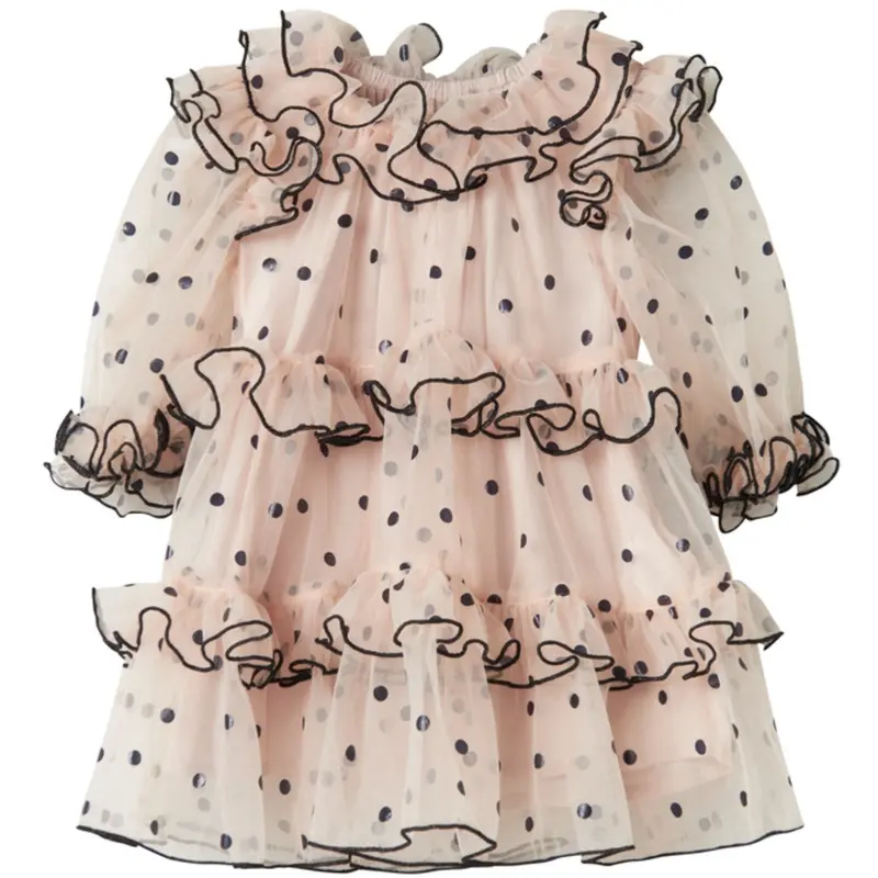 Marmar Tulle Black Dots Dakira Ls B Dress 1