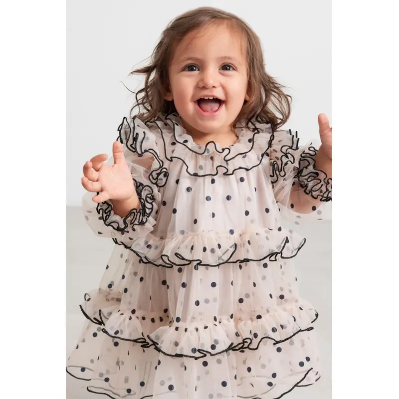 Marmar Tulle Black Dots Dakira Ls B Dress 2
