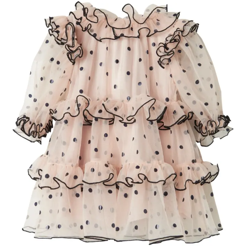 Marmar Tulle Black Dots Dakira Ls B Dress 5