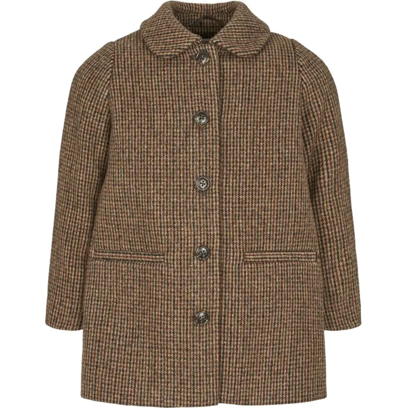 Marmar Wool Check Earthy Check Olive Jacket 1