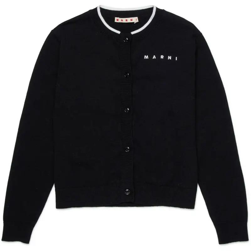 Marni Black Knit Cardigan 1