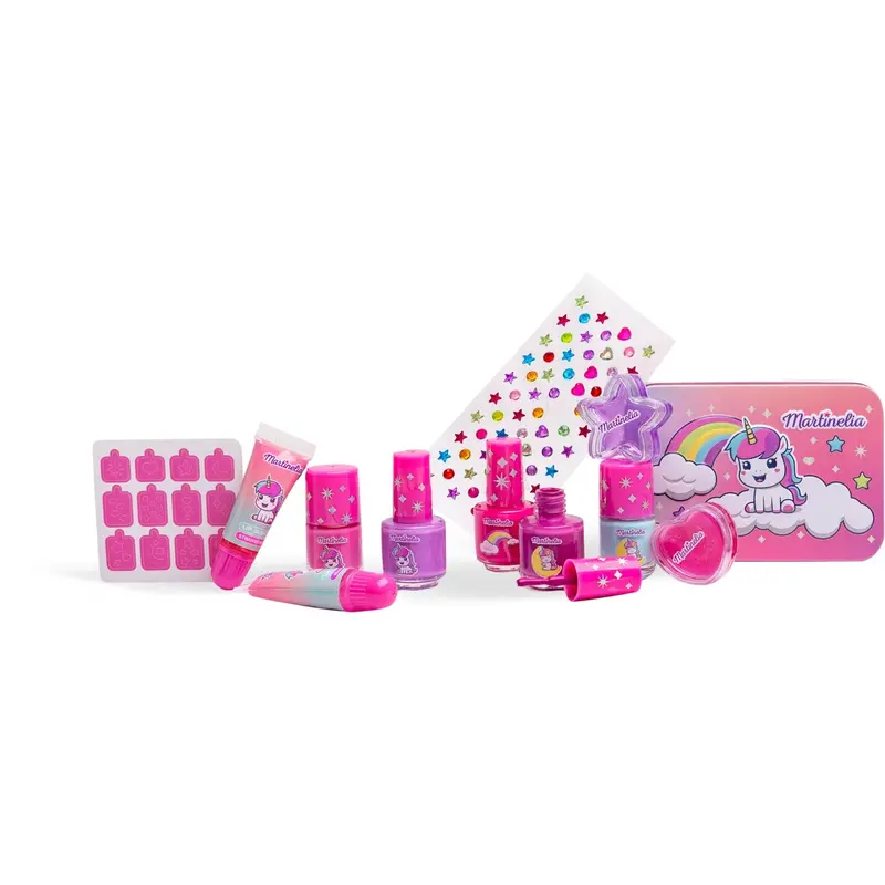 Martinelia Little Unicorn Nail & Lip Set With Tin Box 1