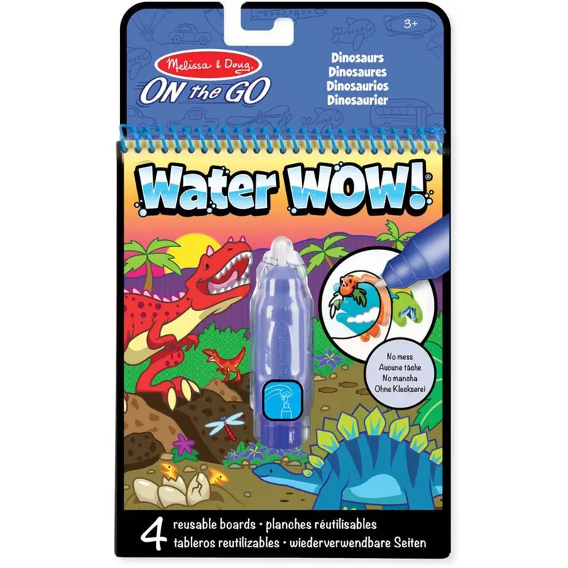 Melissa & Doug Blå Water Wow! Water-Reveal Pad Dinosaurs 1