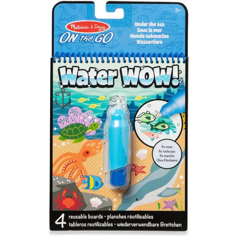 Melissa & Doug Blå Water Wow! Water-Reveal Pad Under The Sea 1