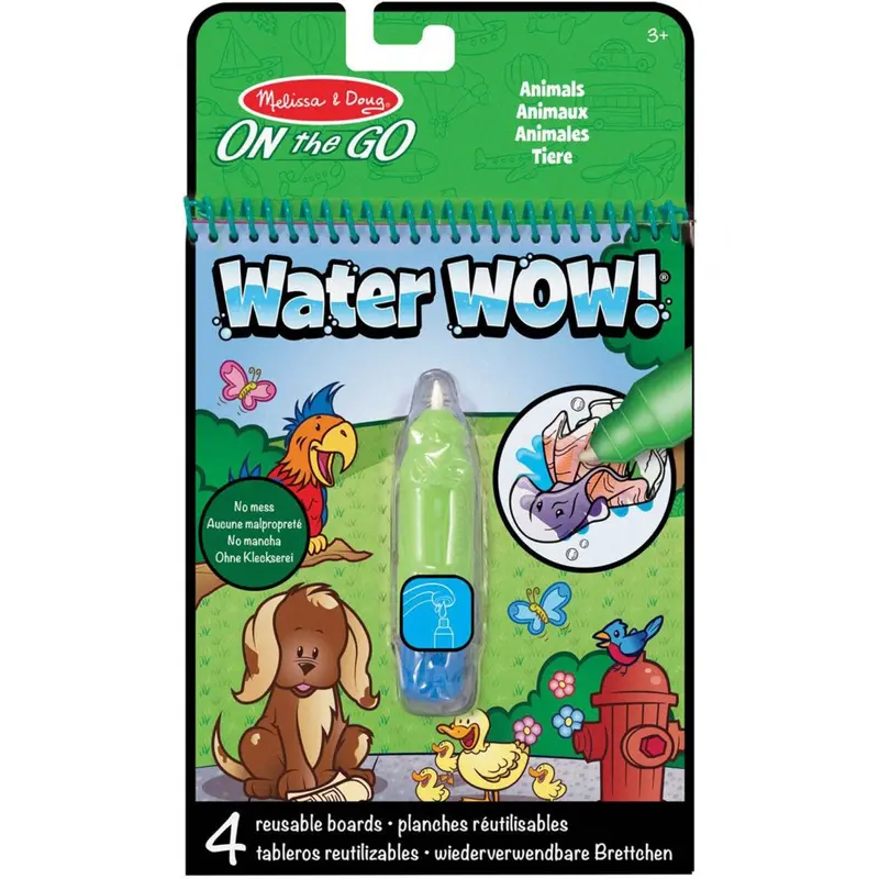 Melissa & Doug Grøn Water Wow! Water-Reveal Pad Dyr 1