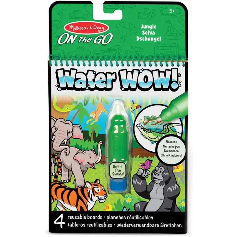 Melissa & Doug Grøn Water Wow! Water-Reveal Pad Jungle 1