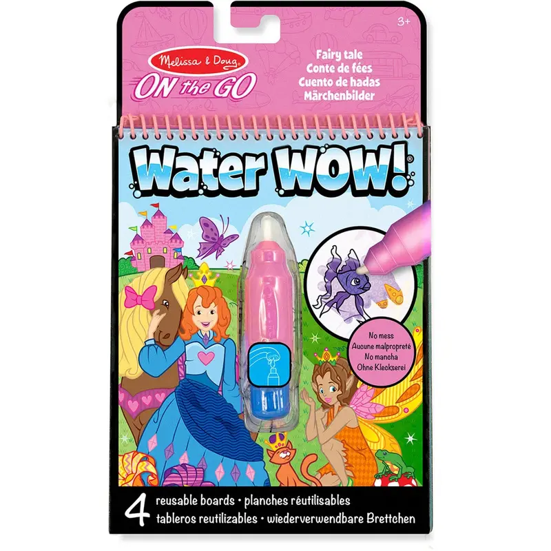 Melissa & Doug Lyserød Water Wow! Water-Reveal Pad Fairy Tale 1