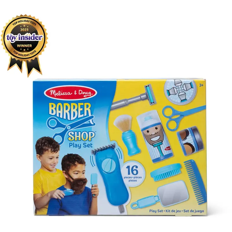 Melissa & Doug Multifarvet Barberingsæt Barber Shop Play Set 1
