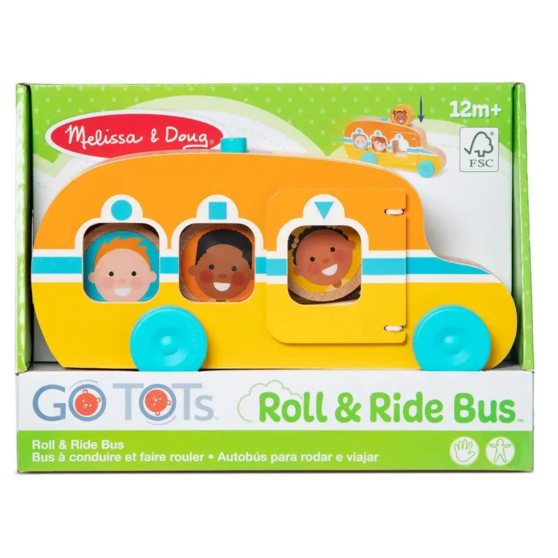 Melissa & Doug Multifarvet Bus - Go Tots - Rul Og Kør 1