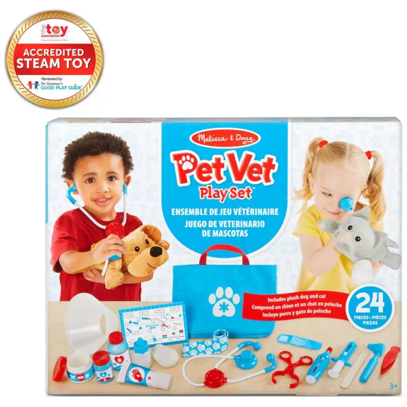 Melissa & Doug Multifarvet Legesæt - Dyrlæge 1