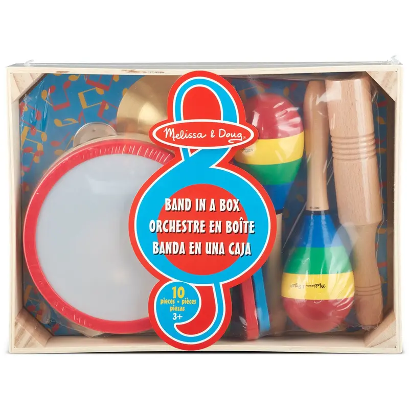 Melissa & Doug Multifarvet Musical Instrument Play Set Band-In-A-Box! 1
