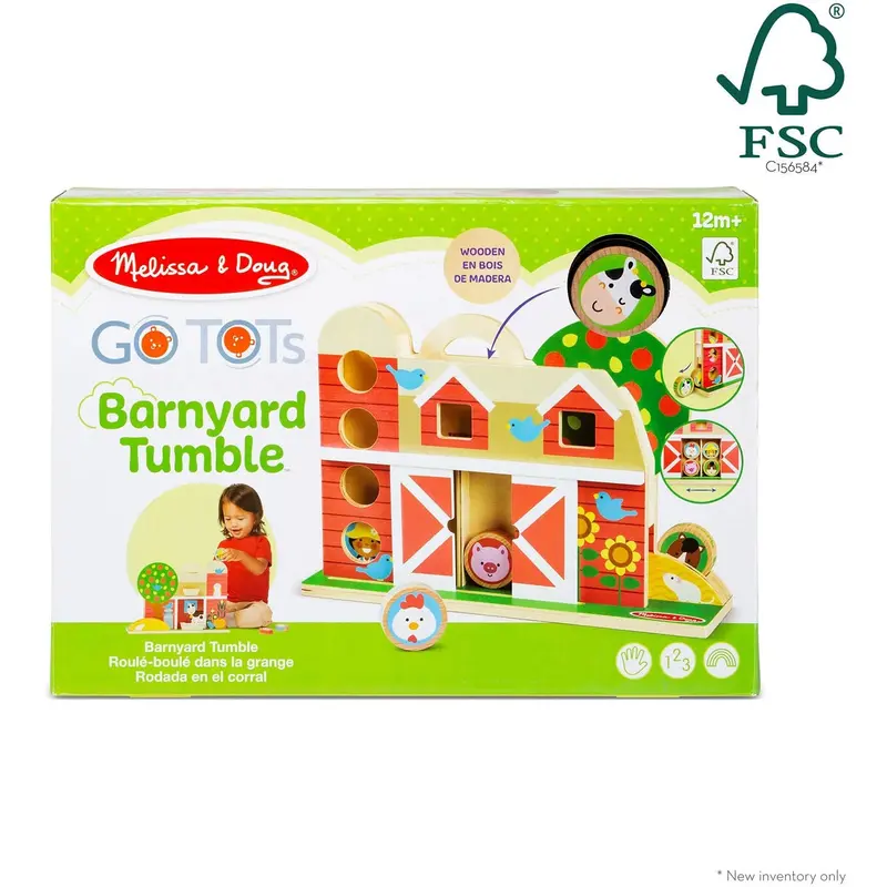Melissa & Doug Multifarvet Toy - Go Tots - Bondegårds Tumlesæt 1