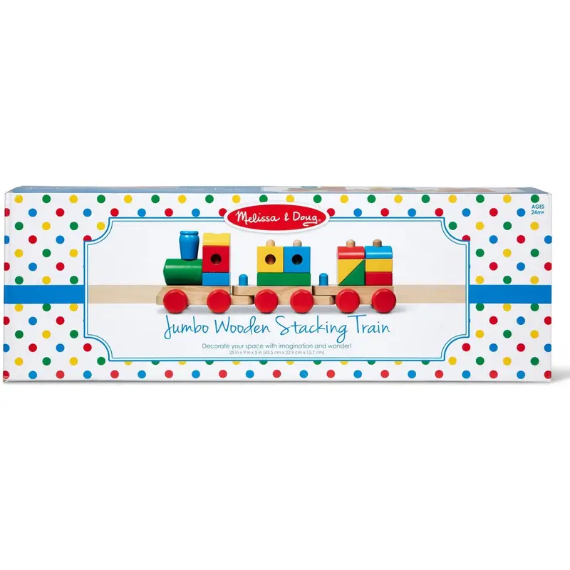 Melissa & Doug Multifarvet Toy - Tog For Stabling 1