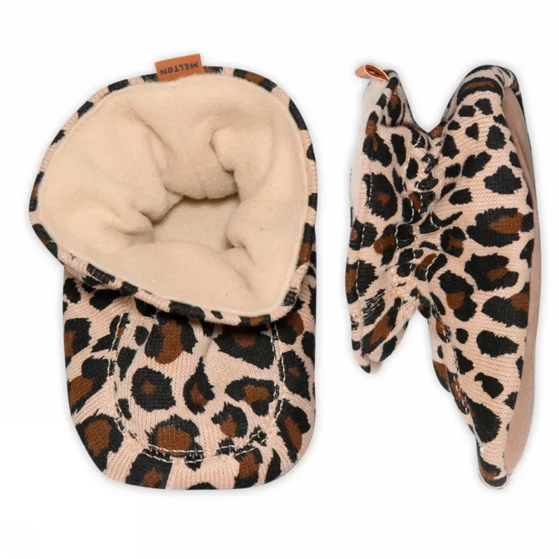 Melton Mojave Dessert Leo Textile Slippers 1
