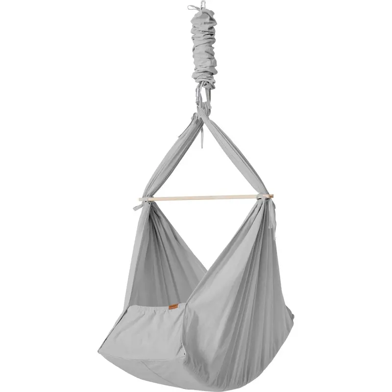 Membantu Grey Organic Baby Hammock Basic 1