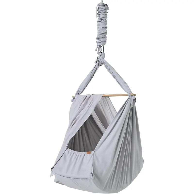 Membantu Grey Organic Baby Hammock Premium 1