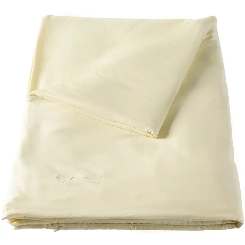 Membantu Pale Yellow Organic Junior Bedding 1