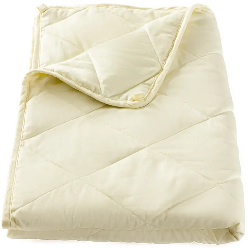 Membantu Pale Yellow Organic Weighted Blanket 1