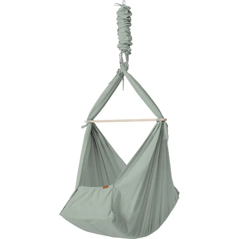 Membantu Sage Green Organic Baby Hammock Basic 1