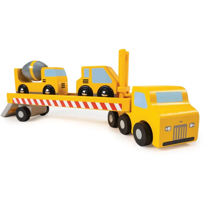 Mentari Flatbed Truck With Work Vehicles 1