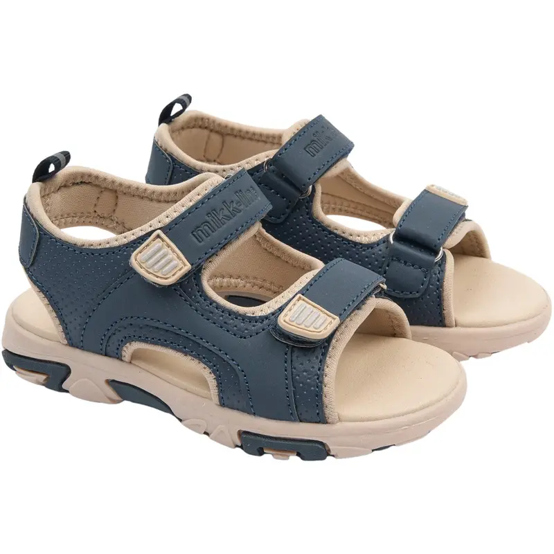 Mikk-Line Blue Nights Sandal With Velcro 1