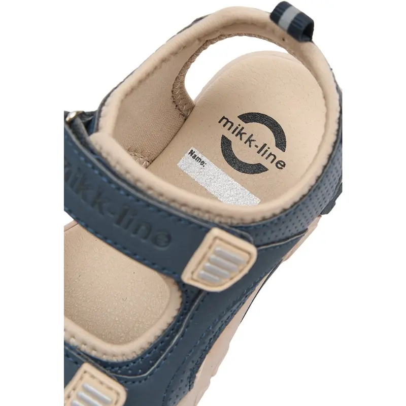 Mikk-Line Blue Nights Sandal With Velcro 3
