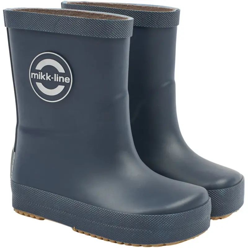 Mikk-Line Blue Nights Wellies Solid - Barefoot 1