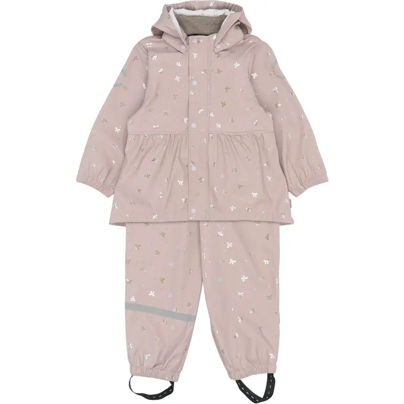 Mikk-Line Bow Foil Aop Pu Glitter Rain Set 1
