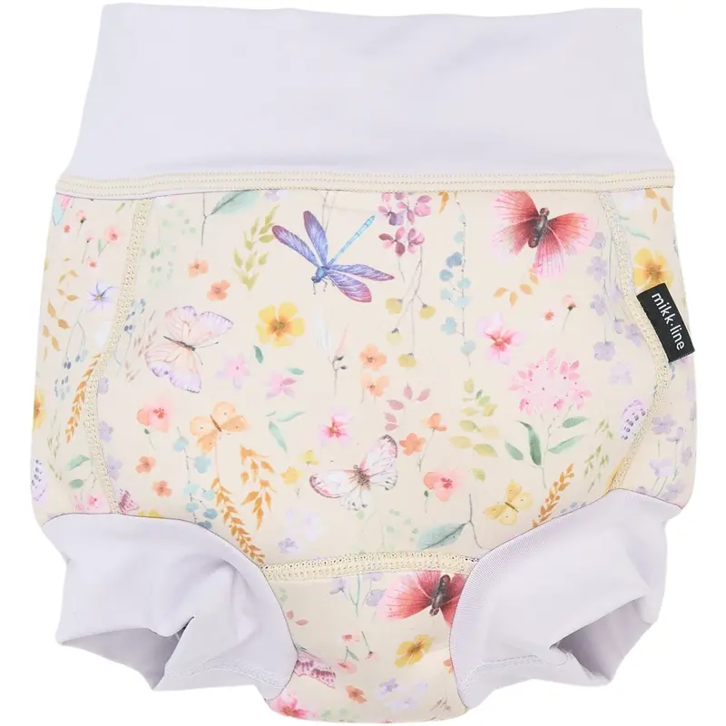 Mikk-Line Butterfly Aop Swim Baby Pant Frill Aop 1