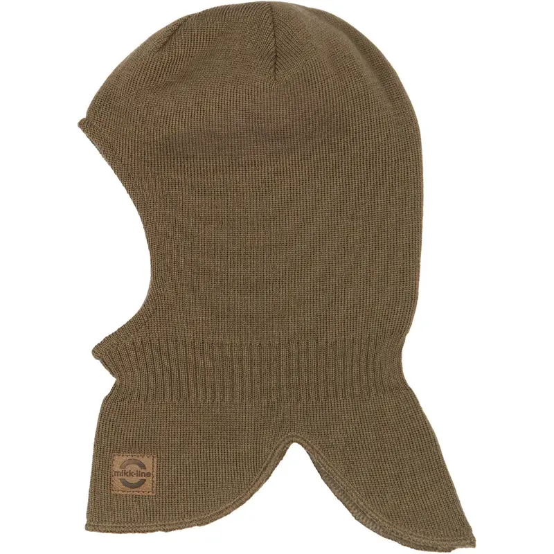 Mikk-Line Chocolate Chip Knitted Balaclava With Wool & Windstop 1