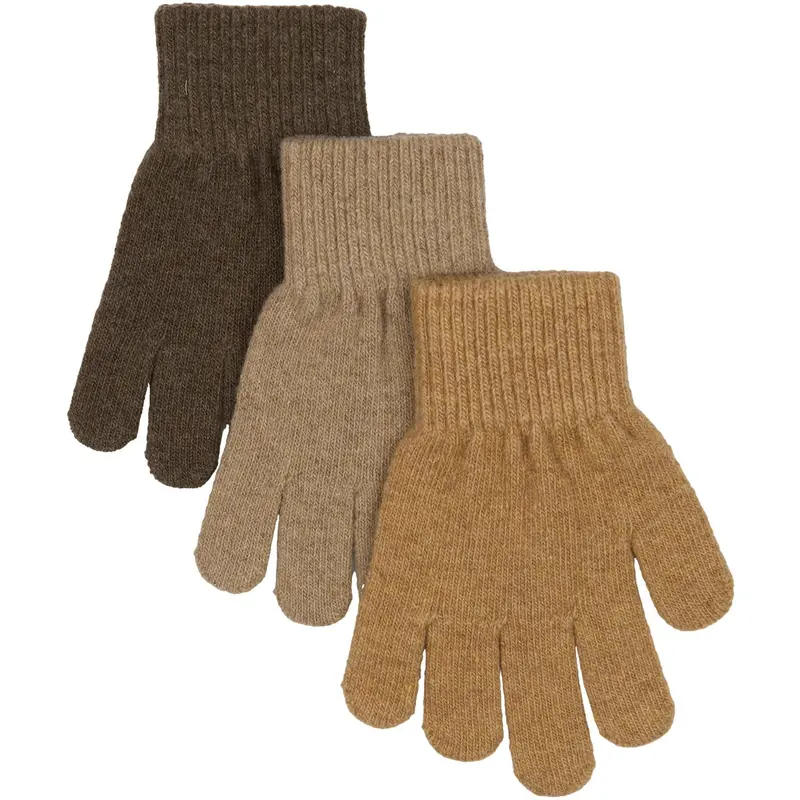Mikk-Line Chocolate Chip-Melange Denver-Medal Bronze Magic Gloves 3 Pack 1