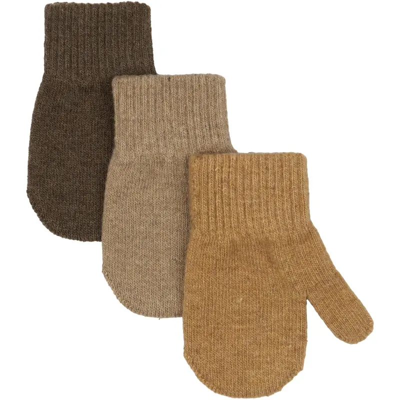 Mikk-Line Chocolate Chip-Melange Denver-Medal Bronze Magic Mittens 3 Pack 1