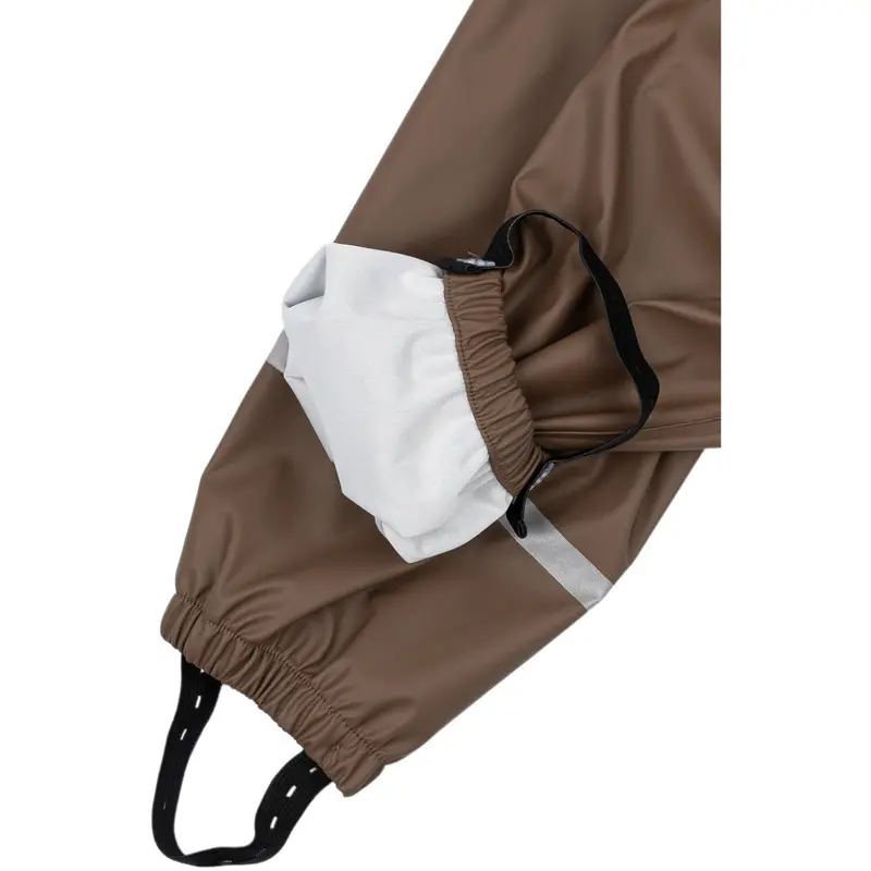 Mikk-Line Chocolate Chip Pu Rain Set W. Susp. 2
