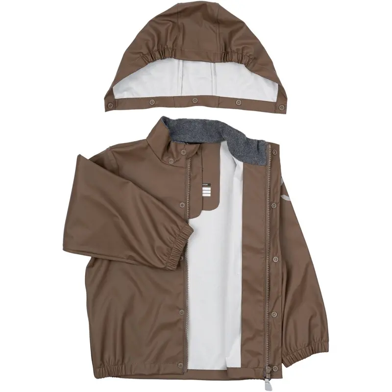 Mikk-Line Chocolate Chip Pu Rain Set W. Susp. 5