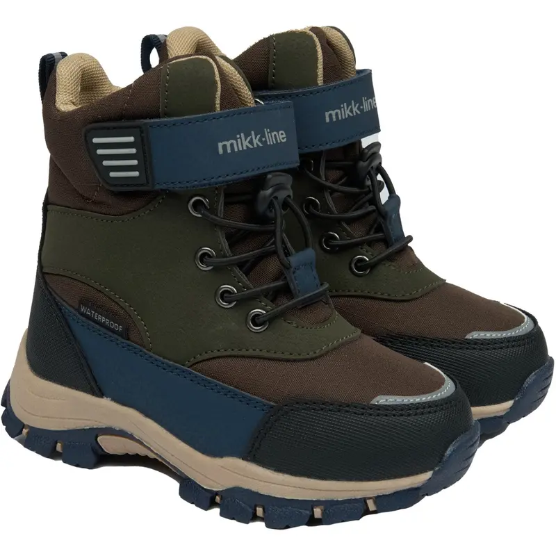 Mikk-Line Chocolate Chip Winter Boot Tex Velcro 1