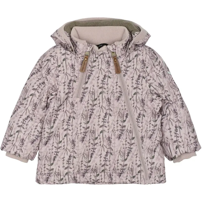 Mikk-Line Cloud Gray Polyester Baby Jacket Aop 1