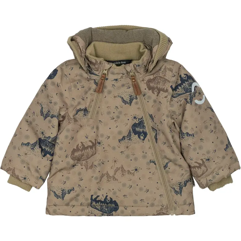 Mikk-Line Coriander Polyester Baby Jacket Aop 1