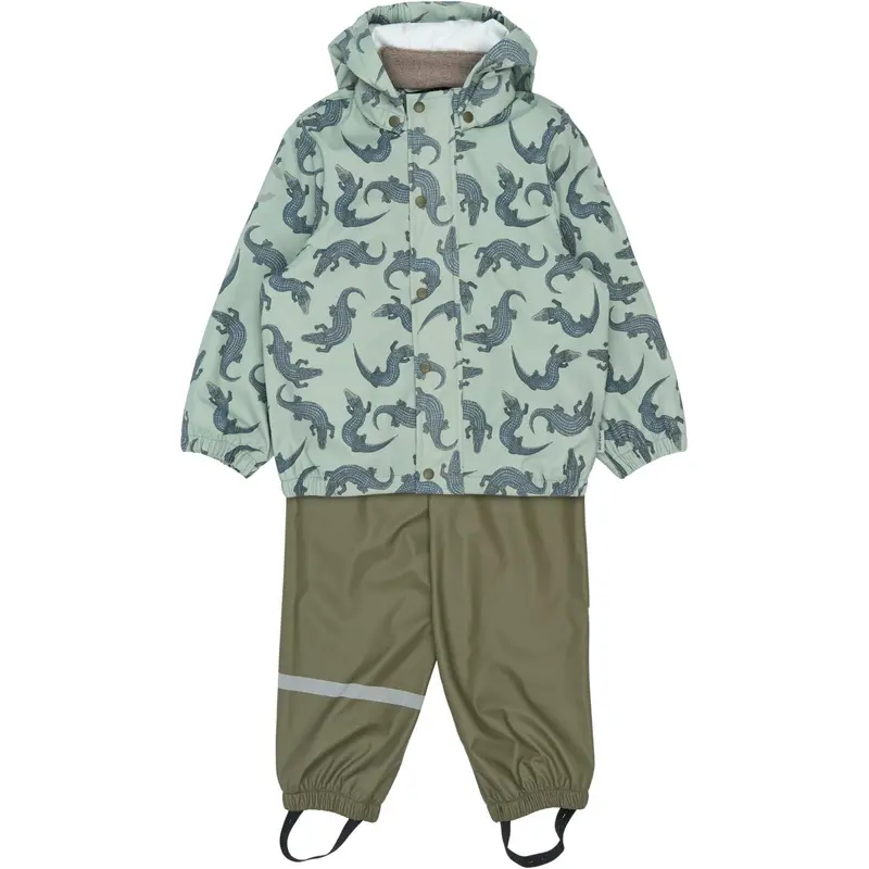 Mikk-Line Croco Aop Pu Rain Set Aop 1