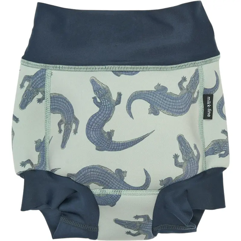 Mikk-Line Croco Aop Swim Baby Pant Aop 1
