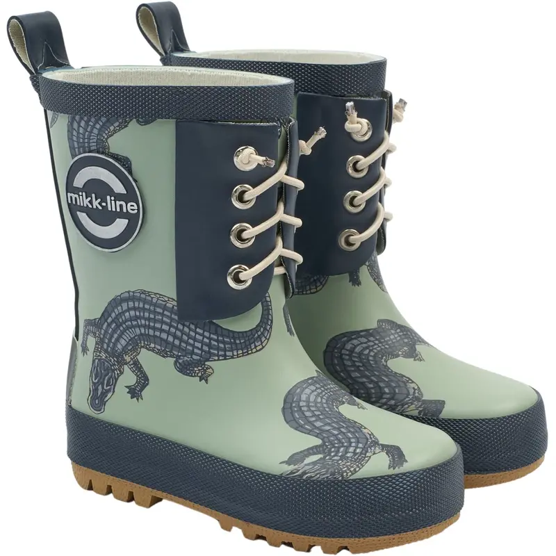 Mikk-Line Croco Aop Wellies Aop 1