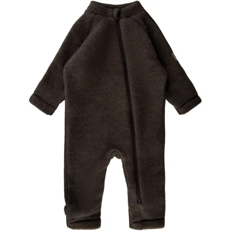 Mikk-Line Dark Brown Melange Wool Suit 1