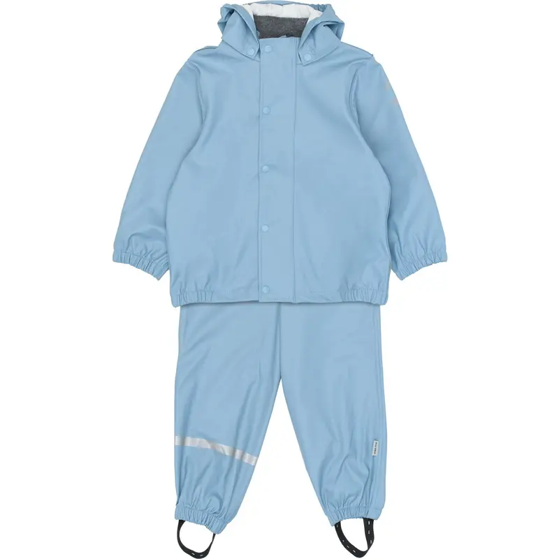Mikk-Line Faded Denim Pu Rain Set W/O Susp. 1
