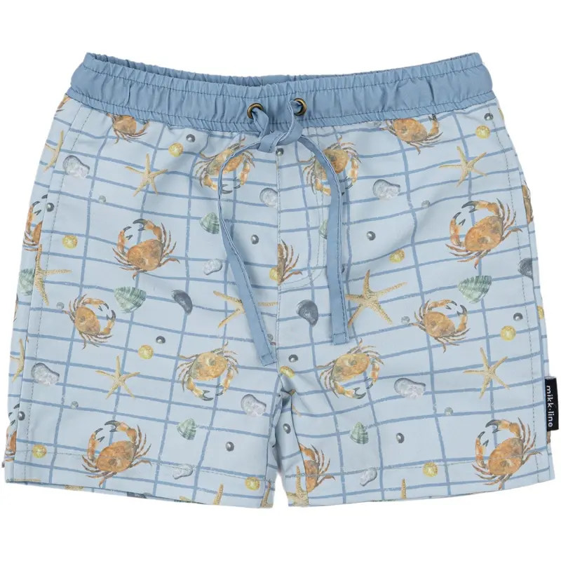 Mikk-Line Faded Denim Swim Shorts 1