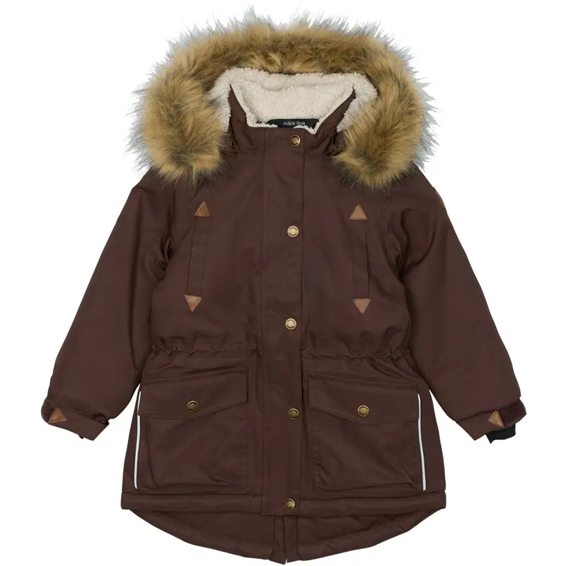 Mikk-Line French Roast Twill Nylon Girl Parca 1