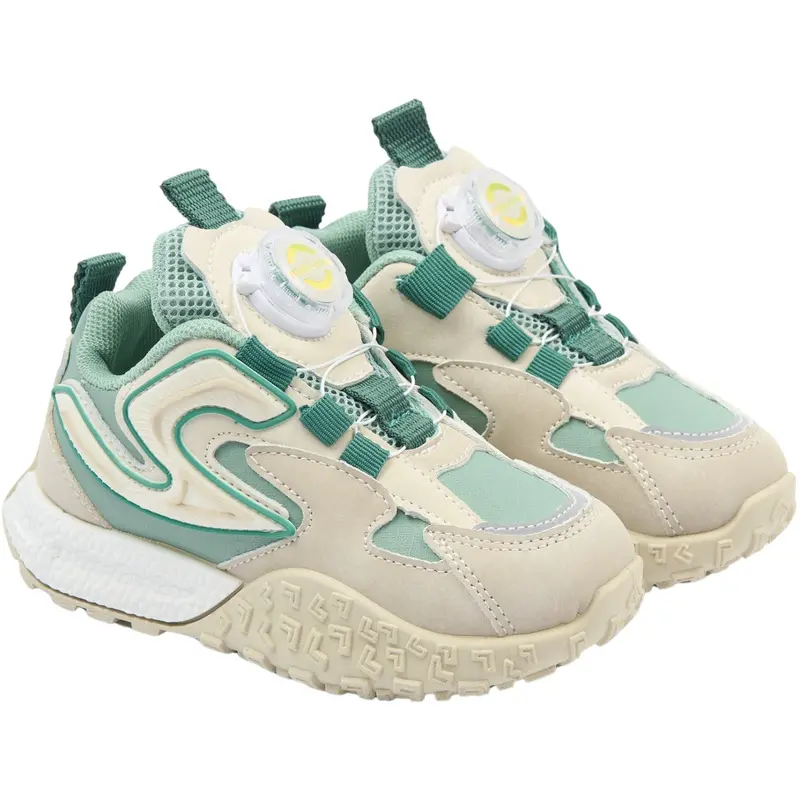 Mikk-Line Green Milieu Sneakers With Spin 1